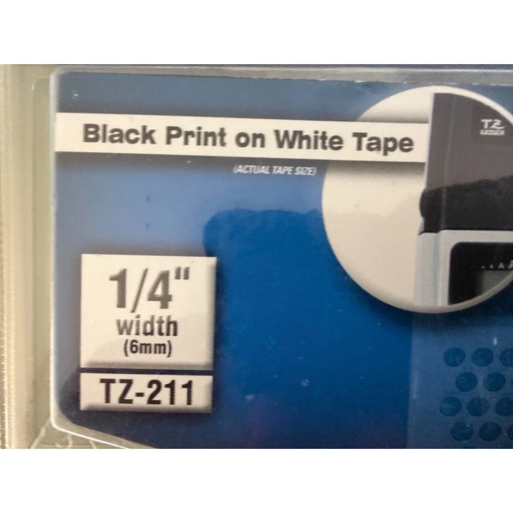 Vintage Sealed Brother Genuine Black on White 1/4